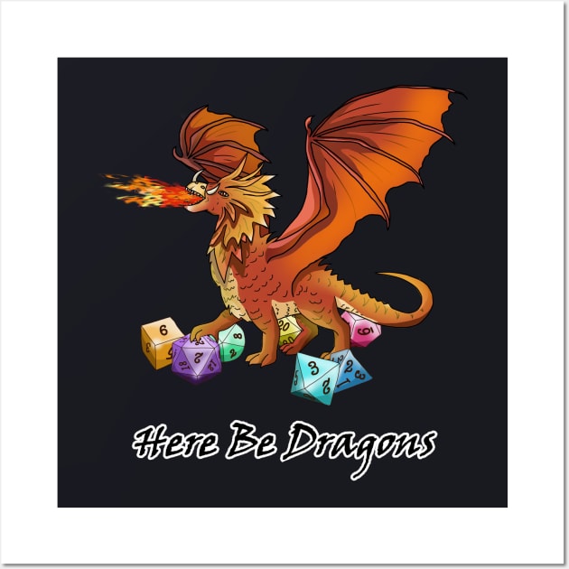 here be dragons Wall Art by cuisinecat